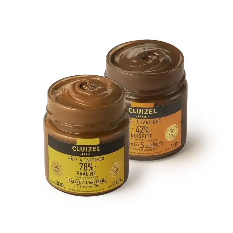 Lot de 2 Pâtes à tartiner 42% et 78%