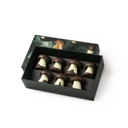 Caramel mushroom box