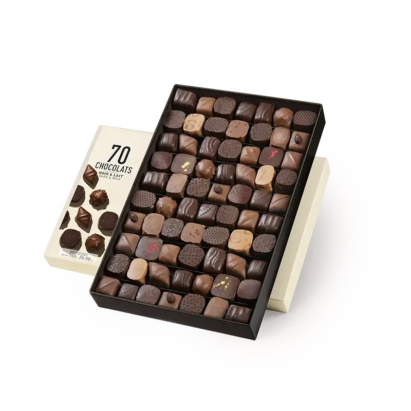 Coffret noir et lait N°70