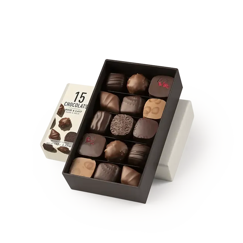 Coffret noir et lait N°15