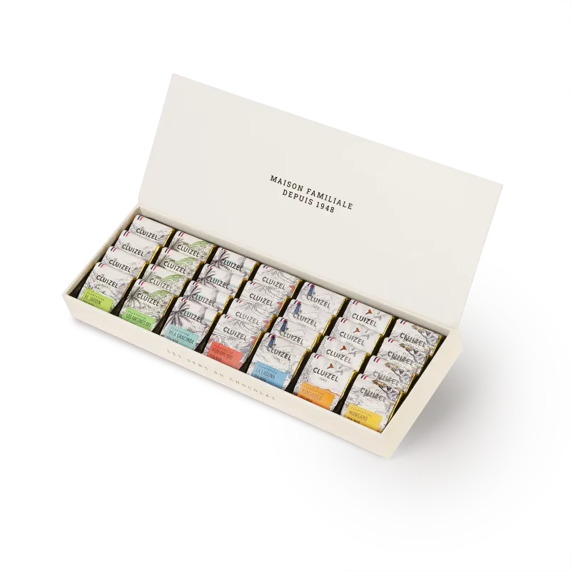 Box of Carrés Chocolats de Plantation N°28 | CLUIZEL