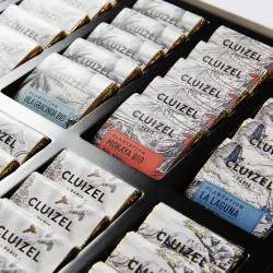 Box Plantation Chocolate Squares N° 50 | CLUIZEL