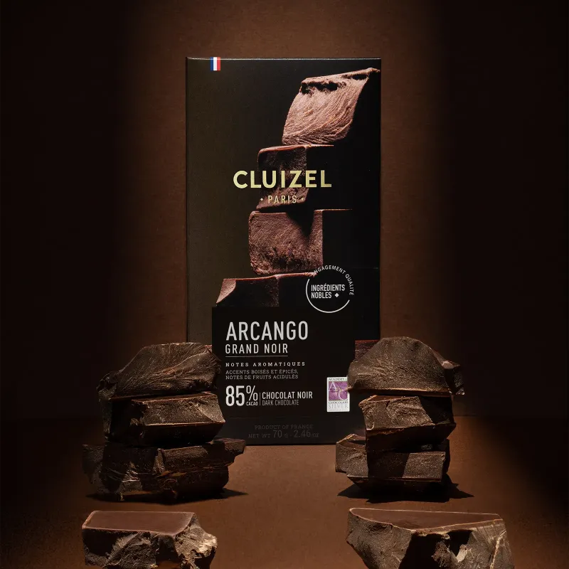 ARCANGO GRAND NOIR Tablette 85% | CLUIZEL
