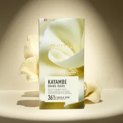 KAYAMBE GRAND IVOIRE Tablette 36%, chocolat blanc | CLUIZEL