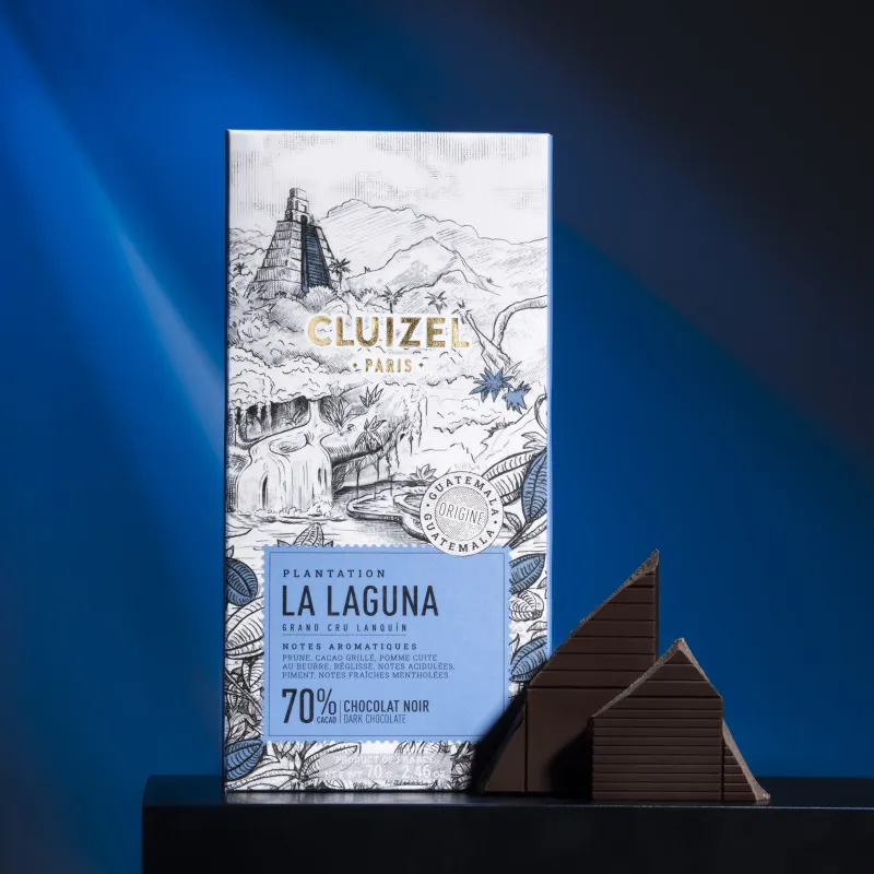 Tablette Plantation la Laguna chocolat Noir 70% | CLUIZEL