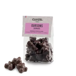 Dark chocolate marshmallow bear bag | CLUIZEL