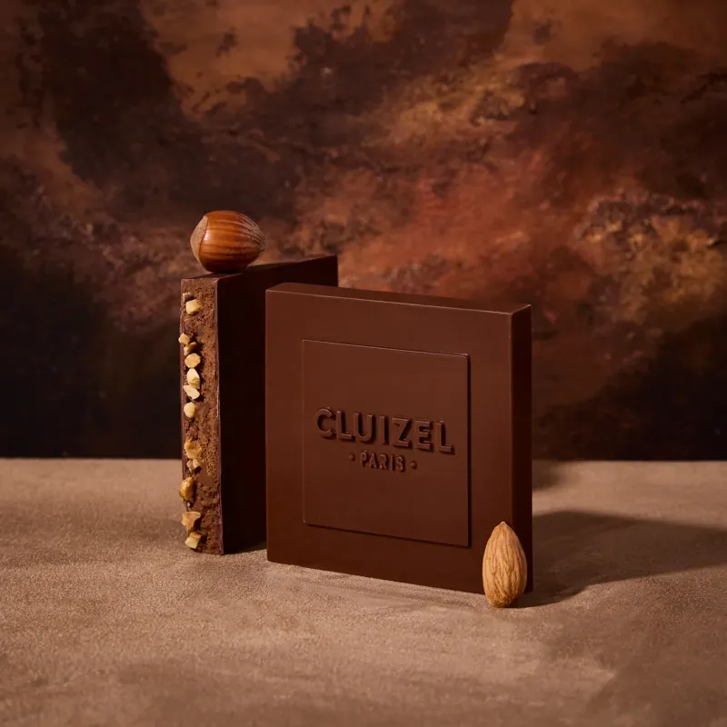 Instant carré Tablette praliné Chocolat Lait