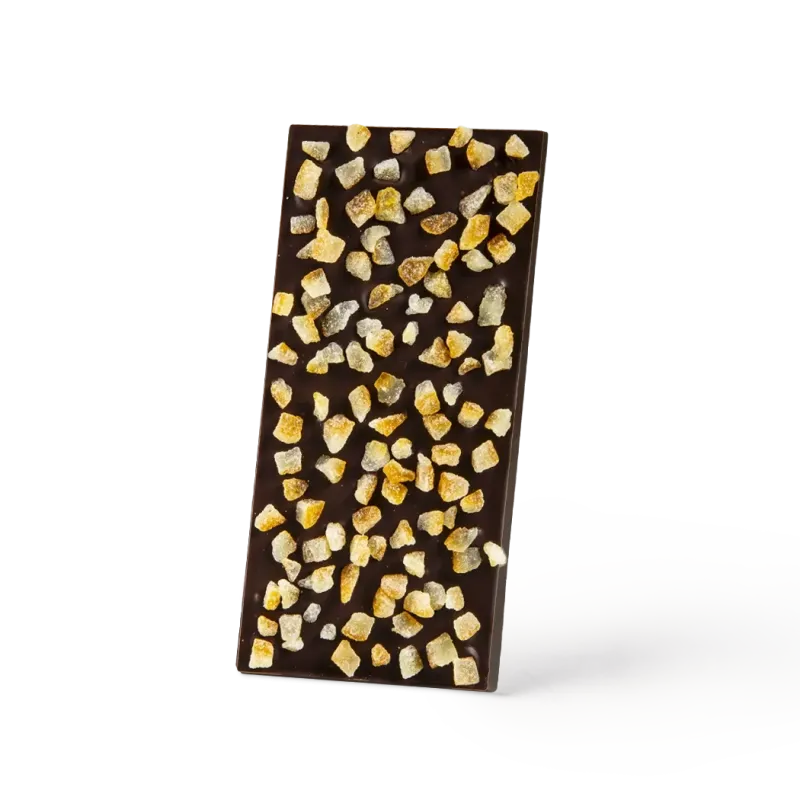 Tablette Ecorces d'Orange noir 72% | CLUIZEL