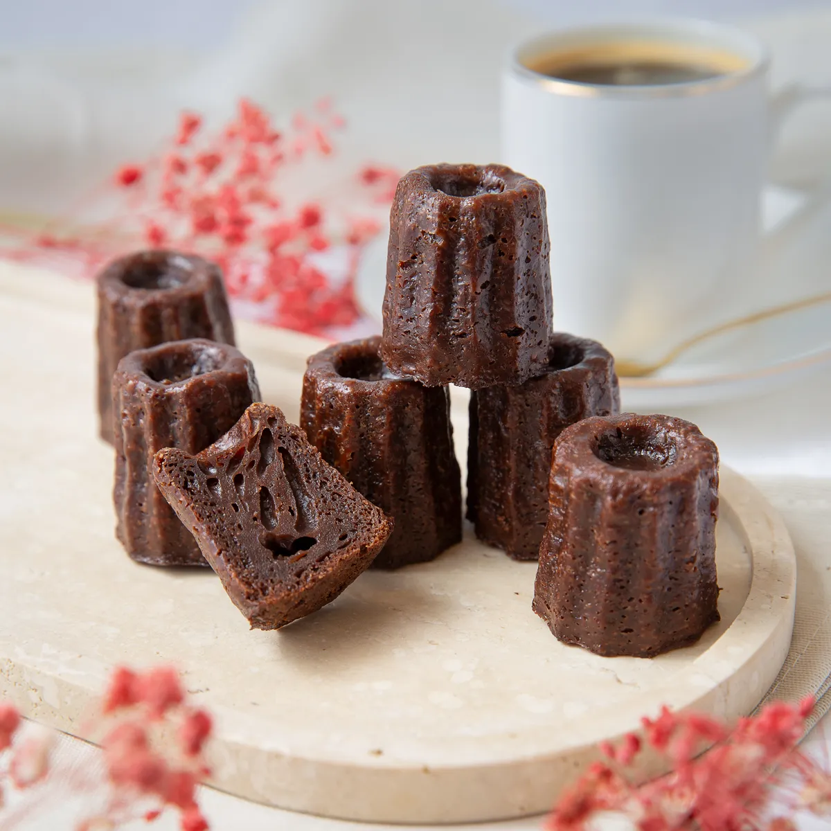 Cannelés au chocolat
