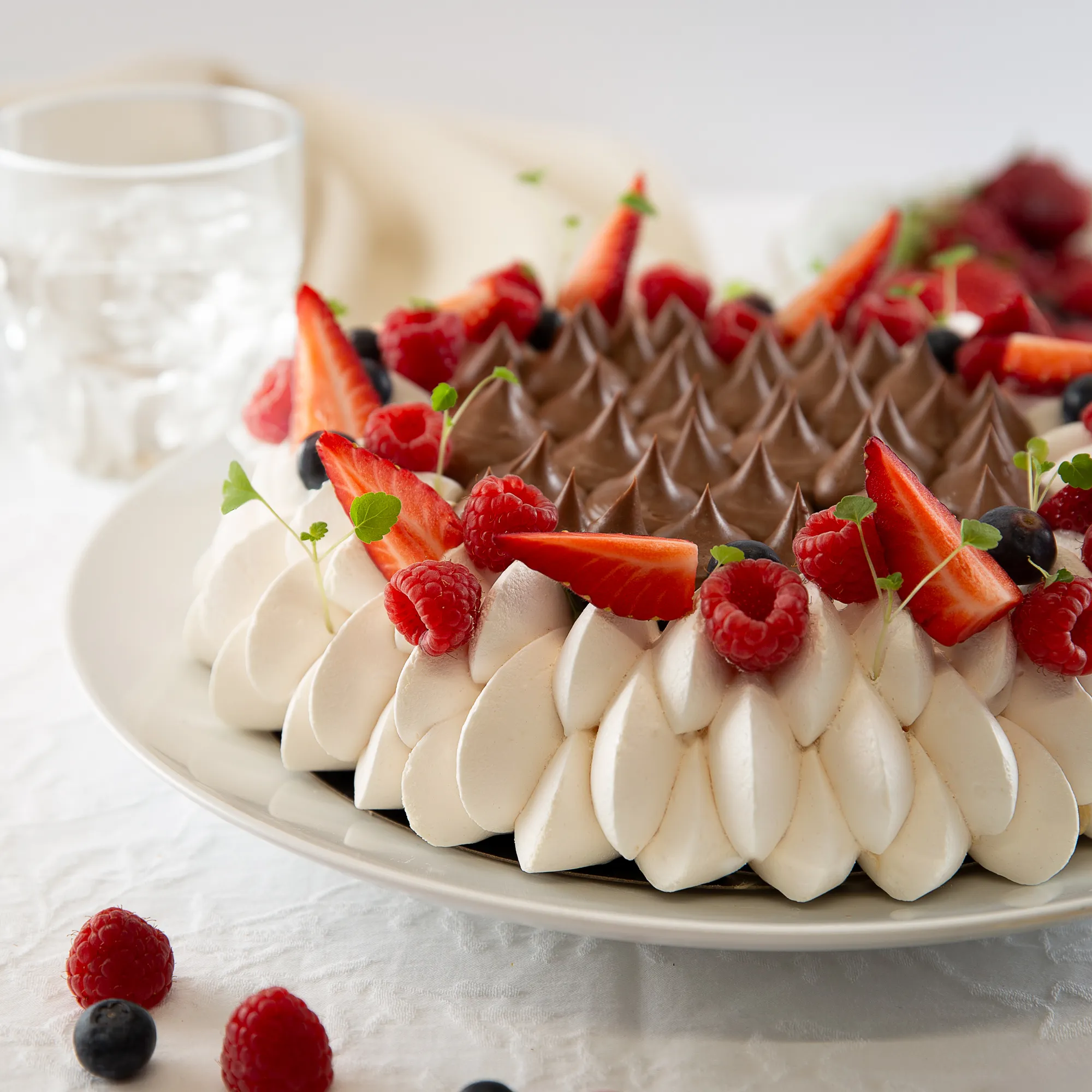 Pavlova au chocolat
